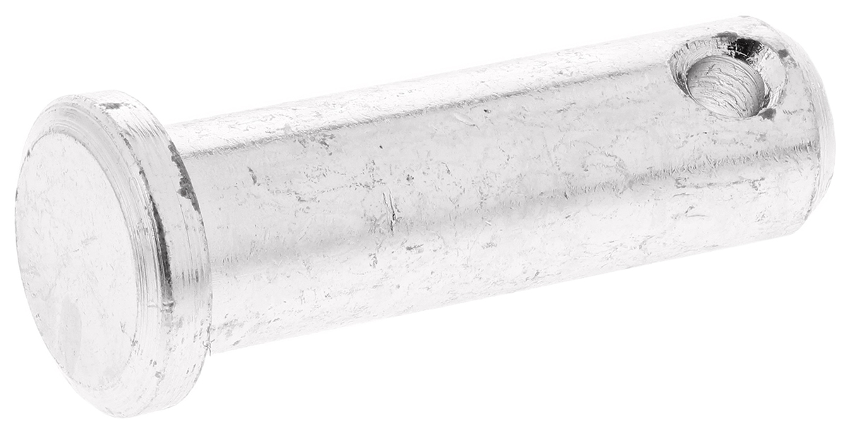 RS PRO 25.4 mm Bright Zinc Stainless Steel Clevis Pin, 8 mm Diameter