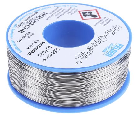 Felder Lottechnik Wire, 0.5mm Lead solder, 179°C Melting Point
