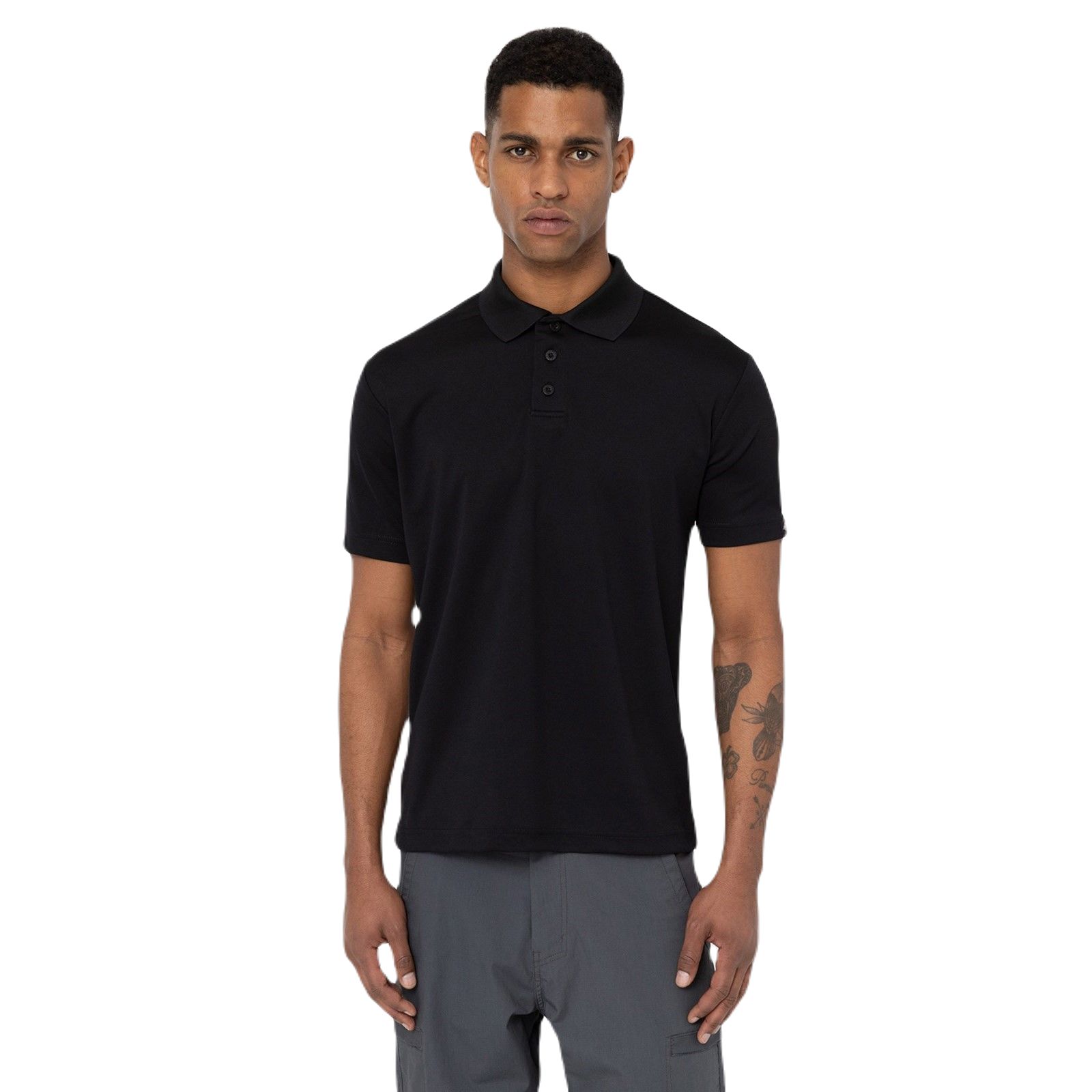 Dickies DK0A4YLA Black Polo Shirt, UK- XL, EUR- XL