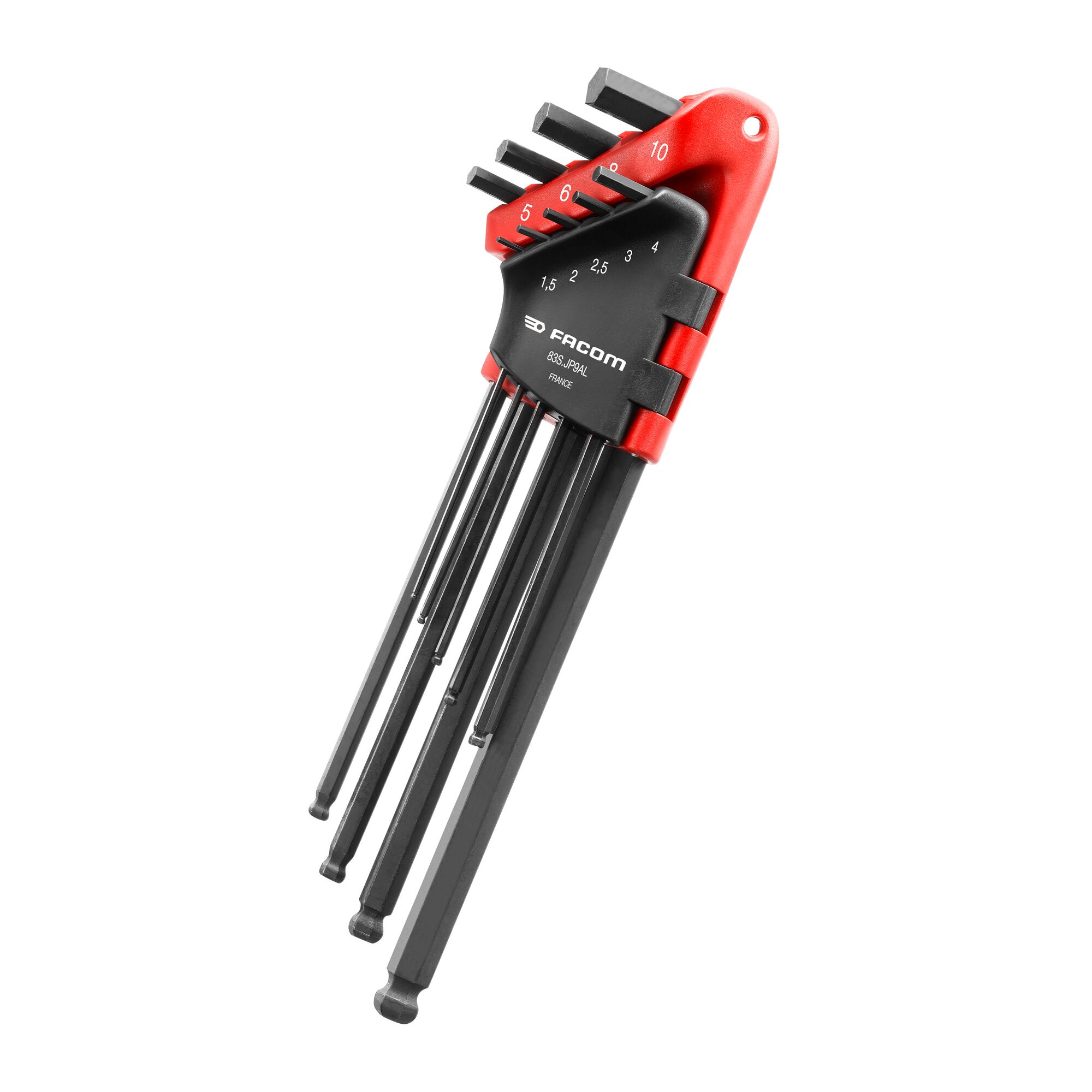 83sjp9alpf Facom 9 piece L Metric Hex Key Set