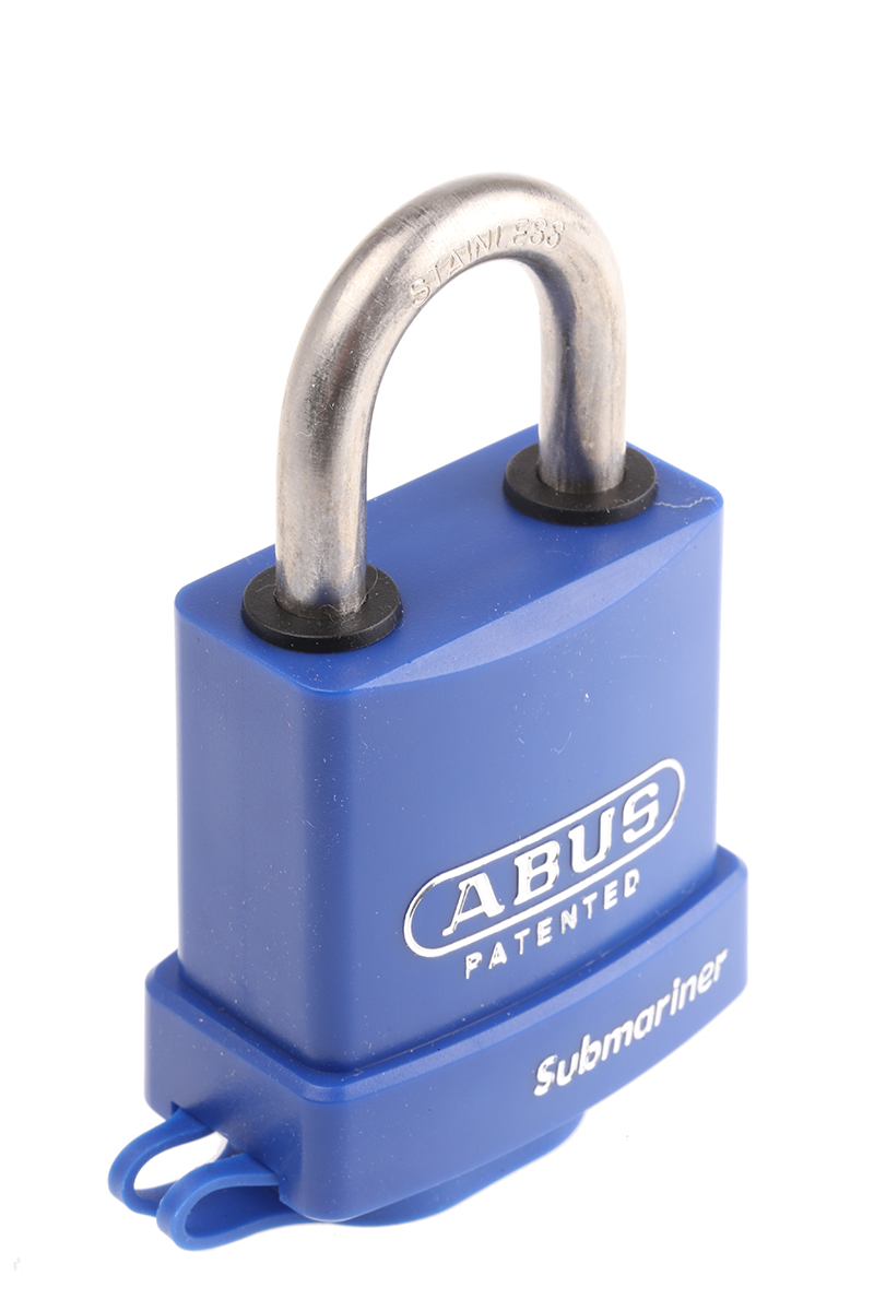 ABUS Keyed Stainless Steel Heavy Duty Padlock Weatherproof, 8 mm Shackle, 53 mm Body