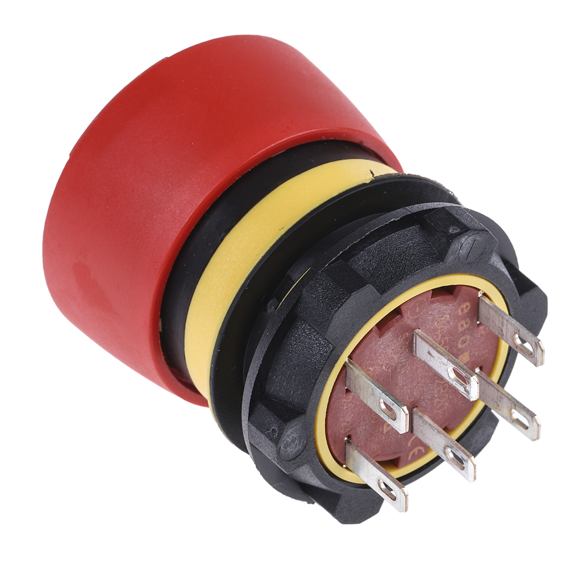 84-50312b20 EAO 84 Series Twist Release Illuminated Emergency Stop Push Button, Panel Mount, 22.5 mm Cutout, SPDT, IP65