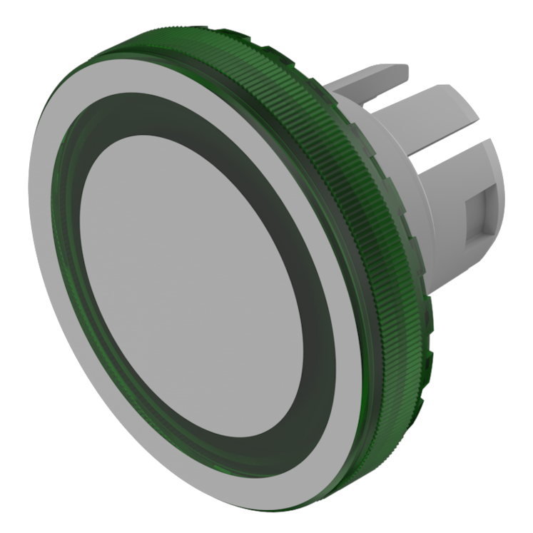 EAO Green Round Push Button Lens for Use with Series 84 Pushbutton Switches