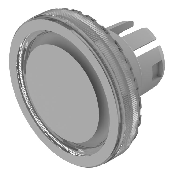 EAO Colourless Round Push Button Lens for Use with Series 84 Pushbutton Switches