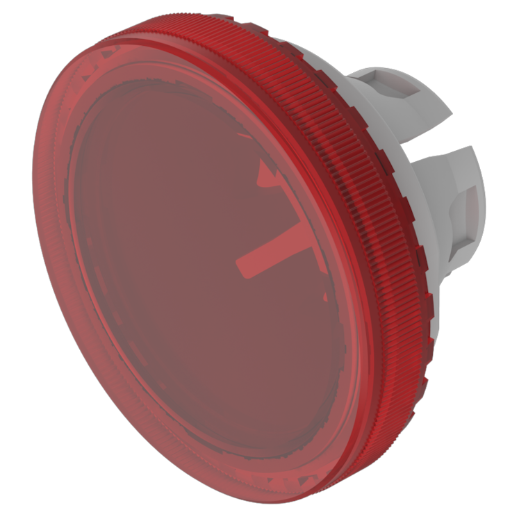 EAO Red Round Push Button Lens for Use with Series 84 Pushbutton Switches