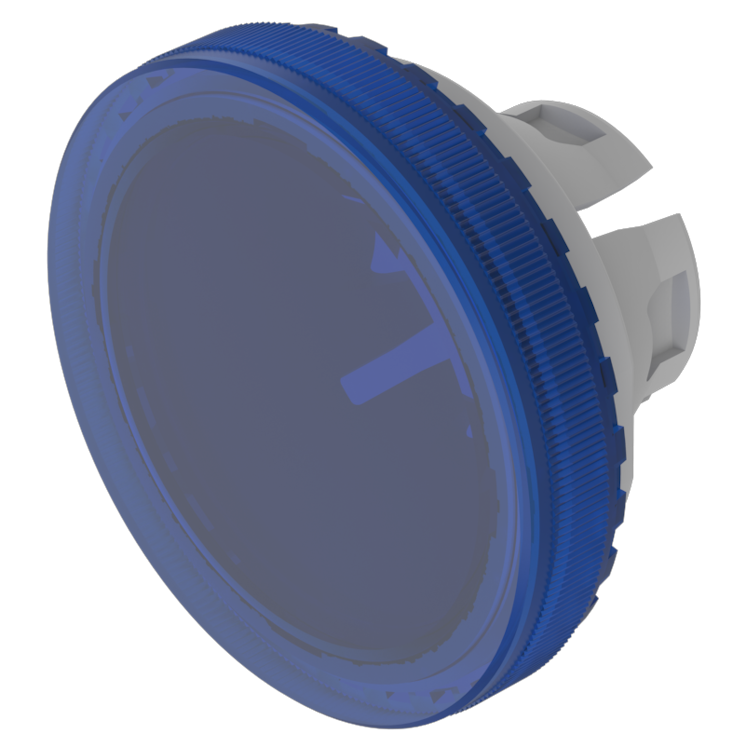 EAO Blue Round Push Button Lens for Use with Series 84 Pushbutton Switches