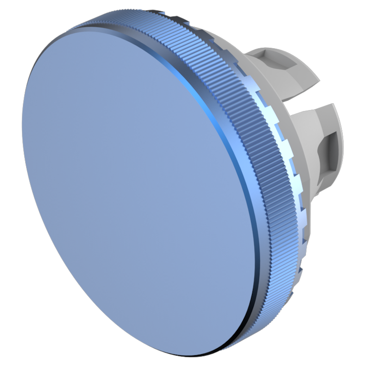 EAO Blue Round Push Button Lens for Use with Series 84 Pushbutton Switches