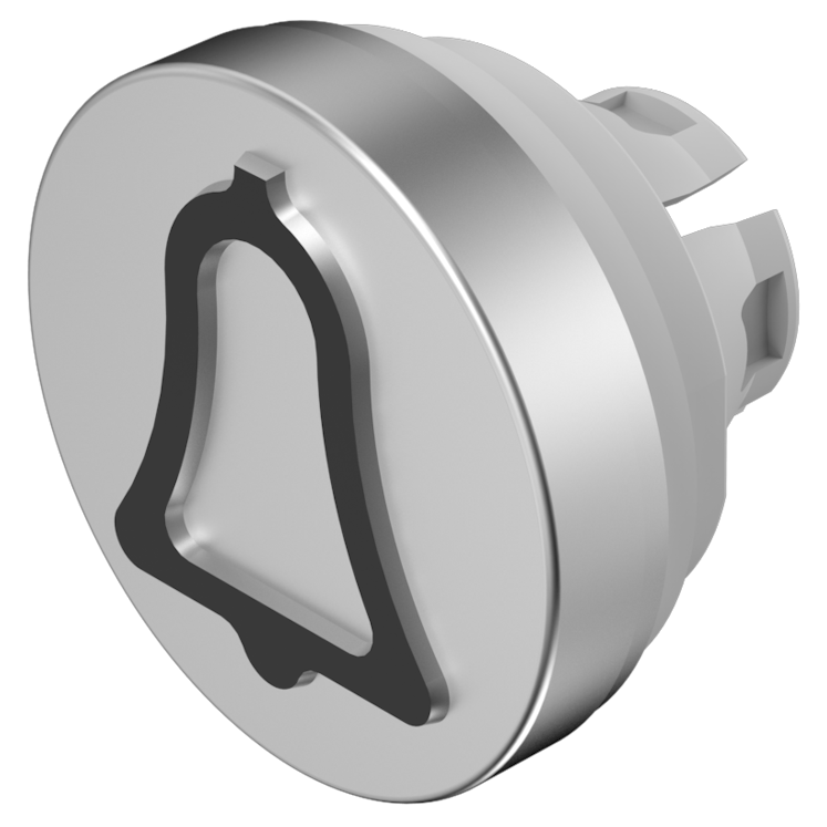 EAO Natural Round Push Button Lens for Use with Series 84 Pushbutton Switches