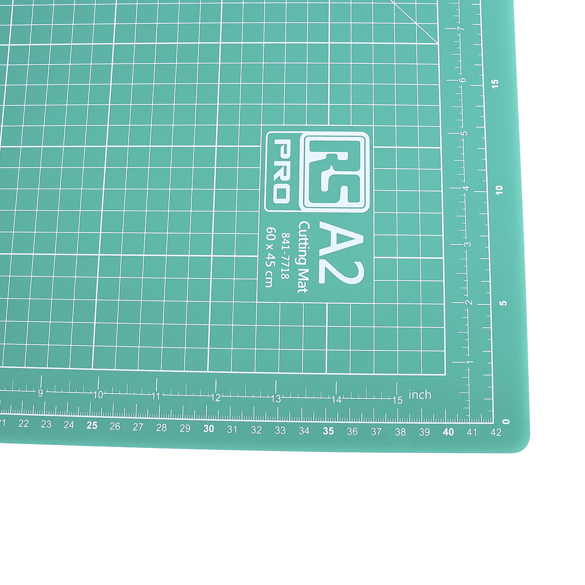 841-7718 RS PRO 10 mm Green Cutting Mat, L600 mm xW450mm