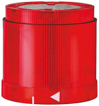 Werma 842 Series Red Flashing Effect Beacon Unit, Xenon Bulb 230V ac, AC, IP54
