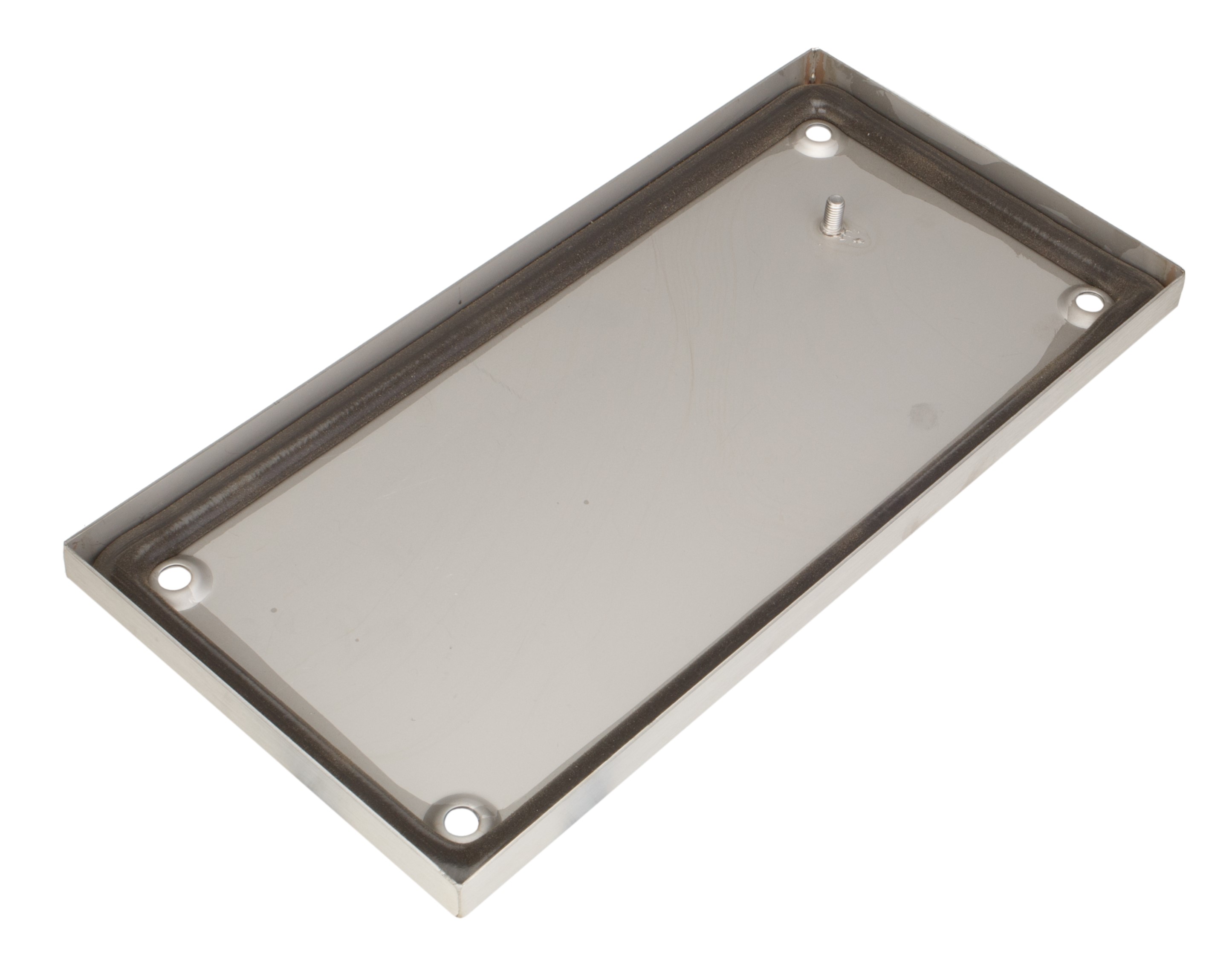 842-8311 RS PRO TLX Series Unpainted Stainless Steel Terminal Box, IP66, 300 mm, 150mm 80 mm