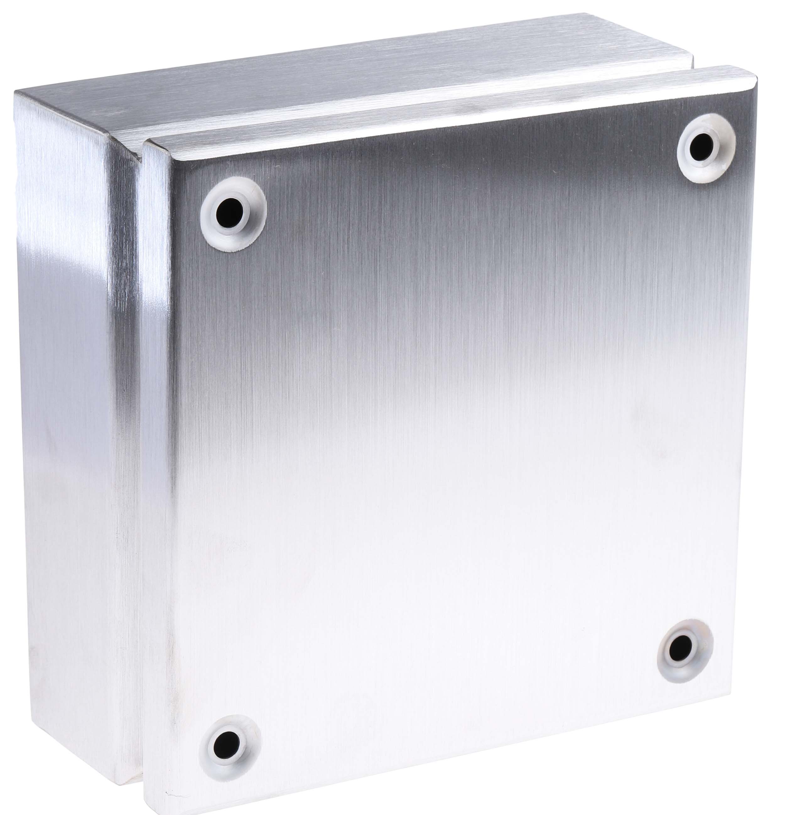 RS PRO TLX Series Unpainted Stainless Steel Terminal Box, IP66, 6 Terminals, 200 mm, 200mm 80 mm