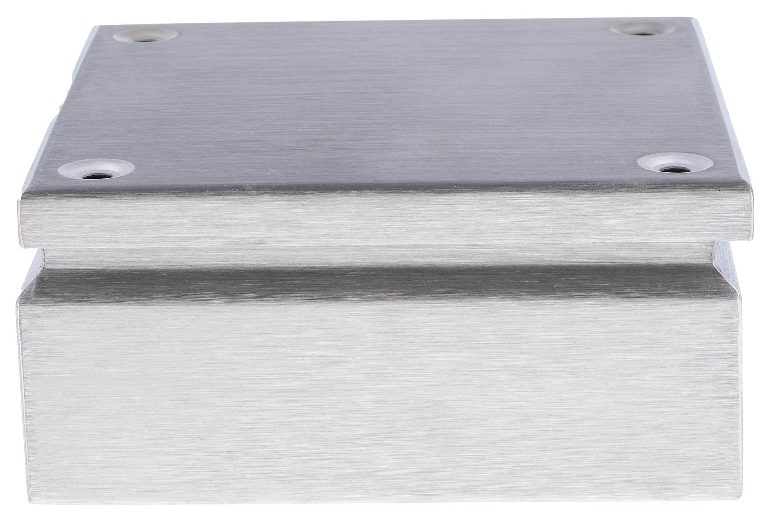 842-8314 RS PRO TLX Series Unpainted Stainless Steel Terminal Box, IP66, 6 Terminals, 200 mm, 200mm 80 mm