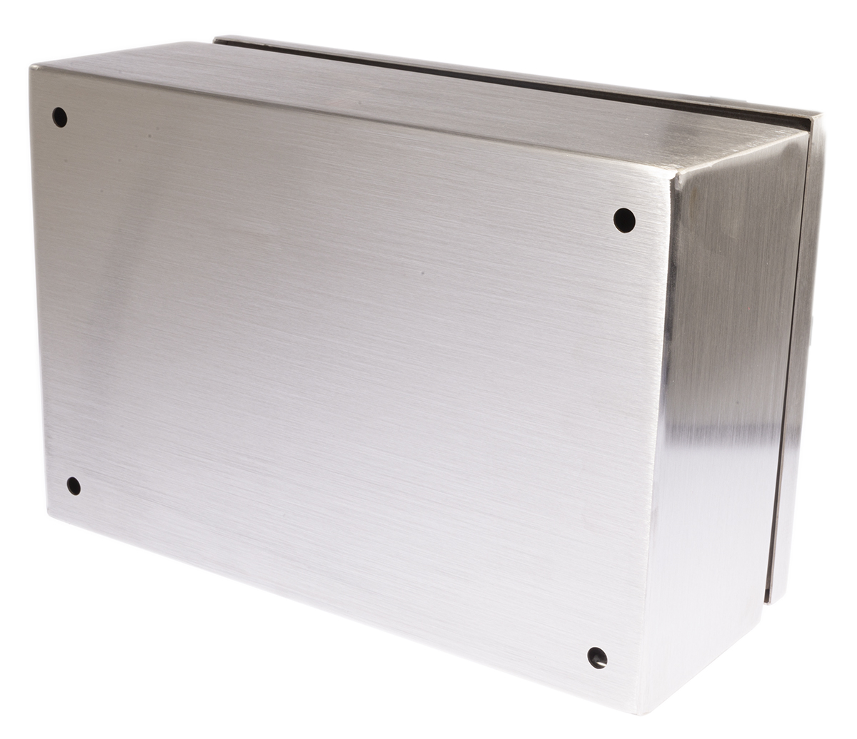 842-8320 RS PRO TLX Series Unpainted Stainless Steel Terminal Box, IP66, 300 mm, 200mm 120 mm