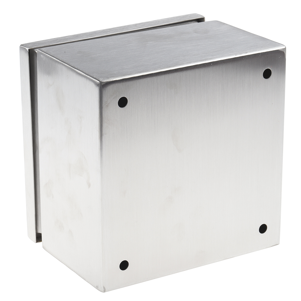 842-8327 RS PRO TLX Series Unpainted Stainless Steel Terminal Box, IP66, 175 mm, 175mm 120 mm