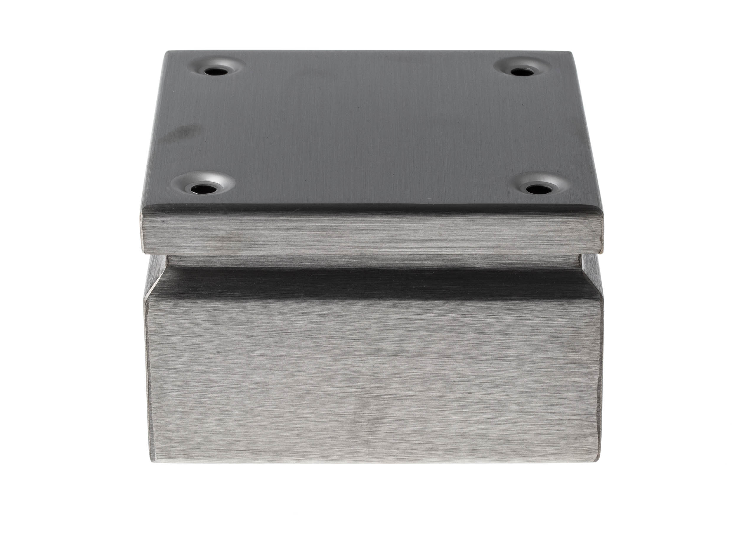842-8330 RS PRO TLX Series Unpainted Stainless Steel Terminal Box, IP66, 150 mm, 150mm 80 mm
