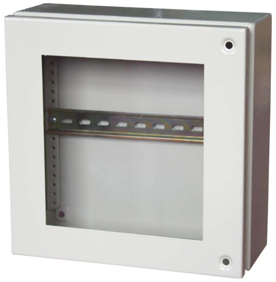 RS PRO TBS Series Grey Steel Junction Box, IP65, 200 mm, 200mm 120 mm