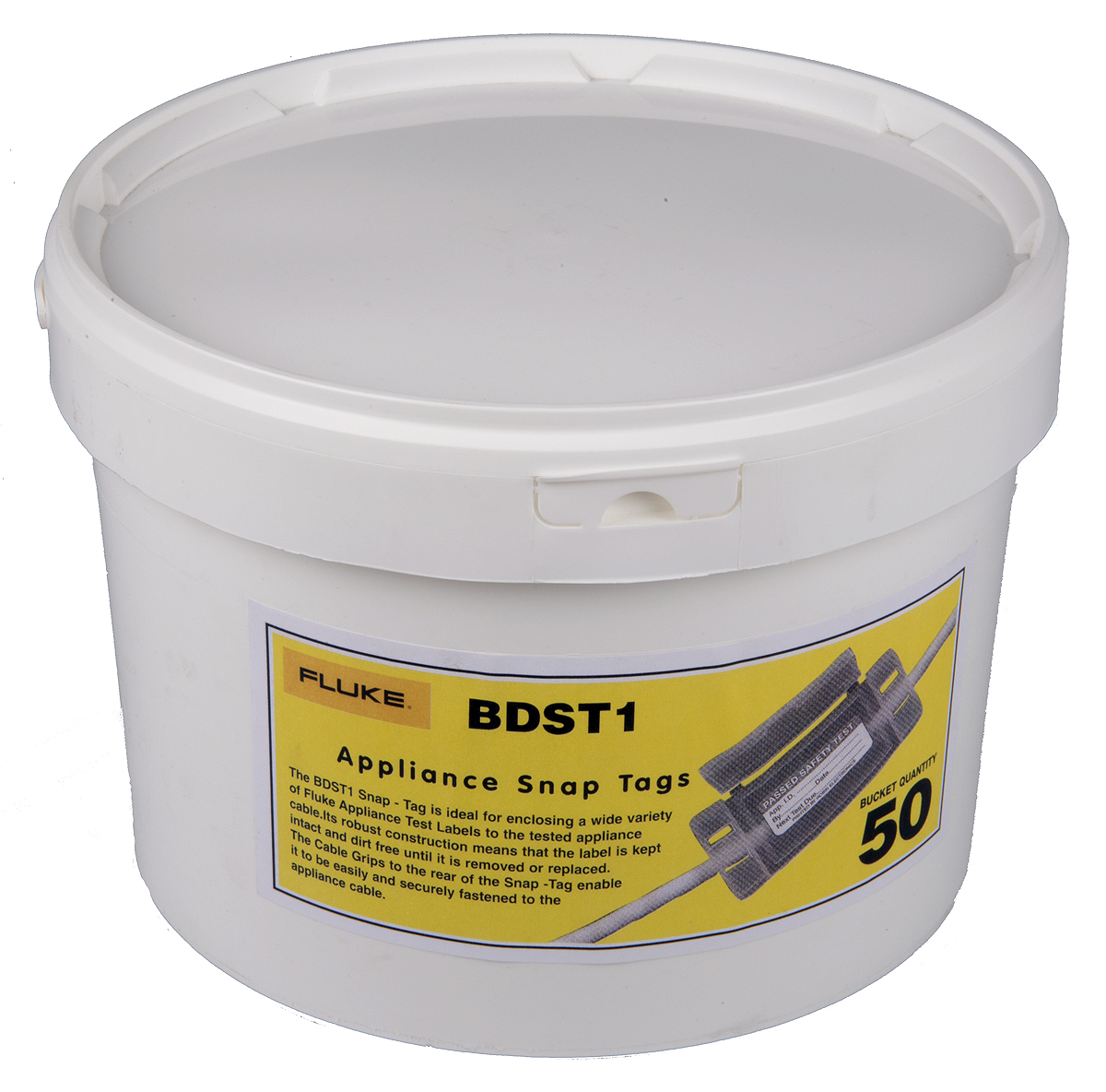 bdst1 Robin PAT Testing Snap Tag, For Use With BDST1, BDST2