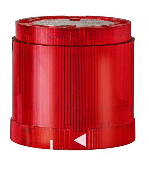Werma 843 Series Red Steady Effect Beacon Unit, LED Bulb 230V ac, AC, IP54