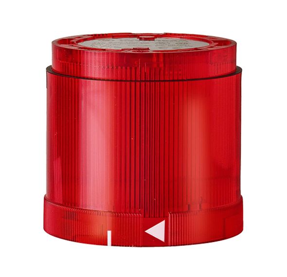 Werma 843 Series Red Flashing Effect Signal Tower, LED Bulb 24V dc, DC, IP54