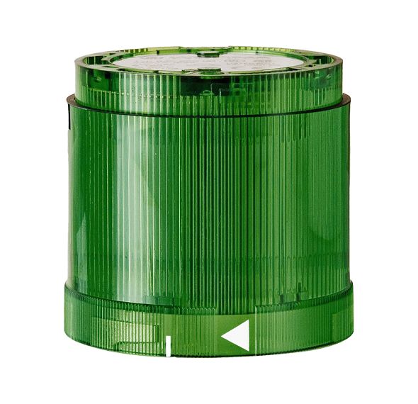Werma 843 Series Green Flashing Effect Signal Tower, LED Bulb 24V dc, DC, IP54
