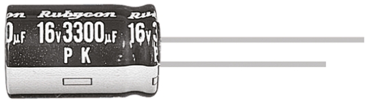 Rubycon 4700μF Aluminium Electrolytic Capacitor 35V dc, Radial, Through Hole - 35PK4700MEFC16X35.5