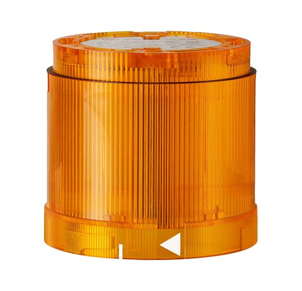 Werma 843 Series Yellow Flashing Effect Signal Tower, LED Bulb 24V dc, DC, IP54