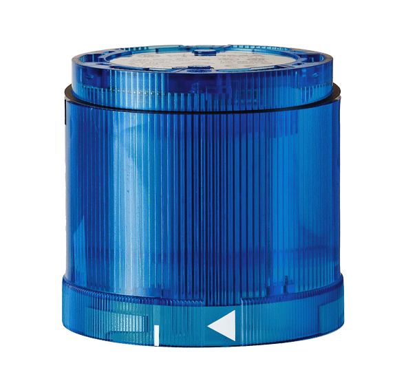 Werma 843 Series Blue Flashing Effect Signal Tower, LED Bulb 24V dc, DC, IP54