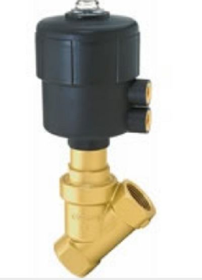 Buschjost Angle Seat type Pneumatic Actuated Valve, 10 bar, Female 1 in