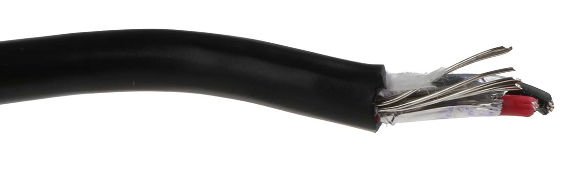 8451-010500 Belden 8451 Series 1 Screened, 152 m, Black