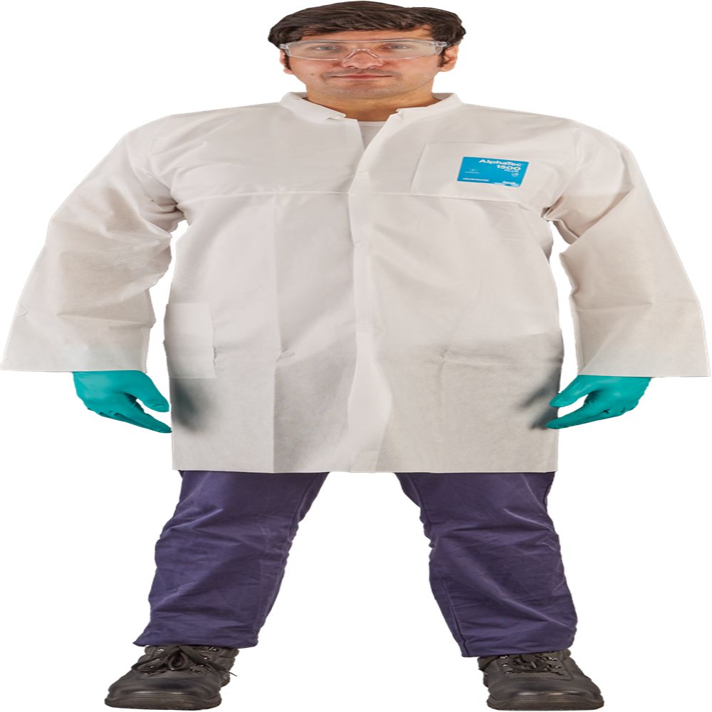 Ansell White Coverall, EN 1073-2, EN 1149-5, EN 14126, M