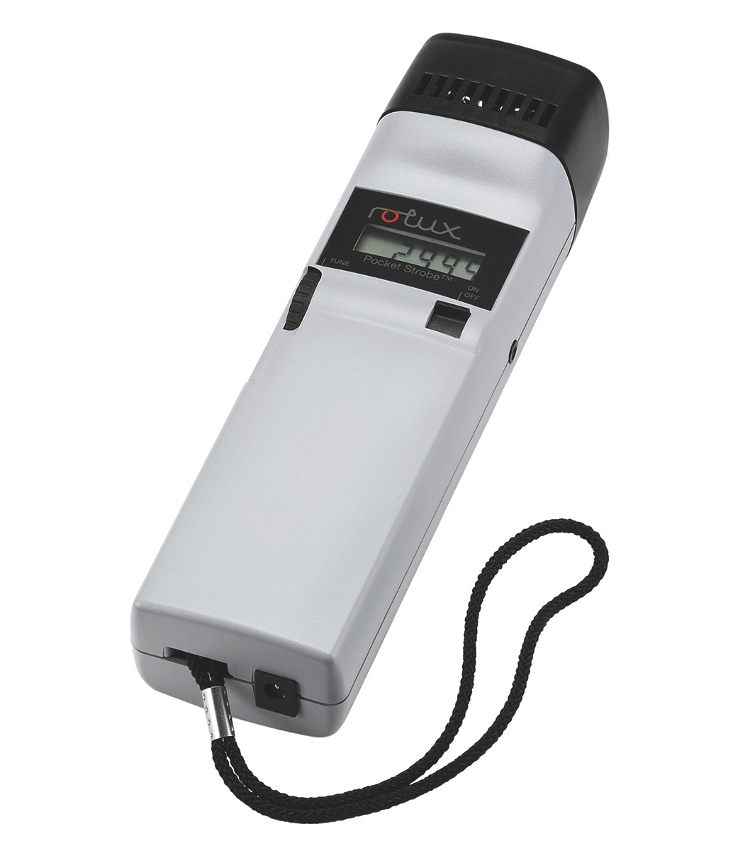 846-0738 RS PRO Handheld Stroboscope, 12500rpm Max, ±0.01 % Accuracy, 9 μs Sample Time, RSCAL
