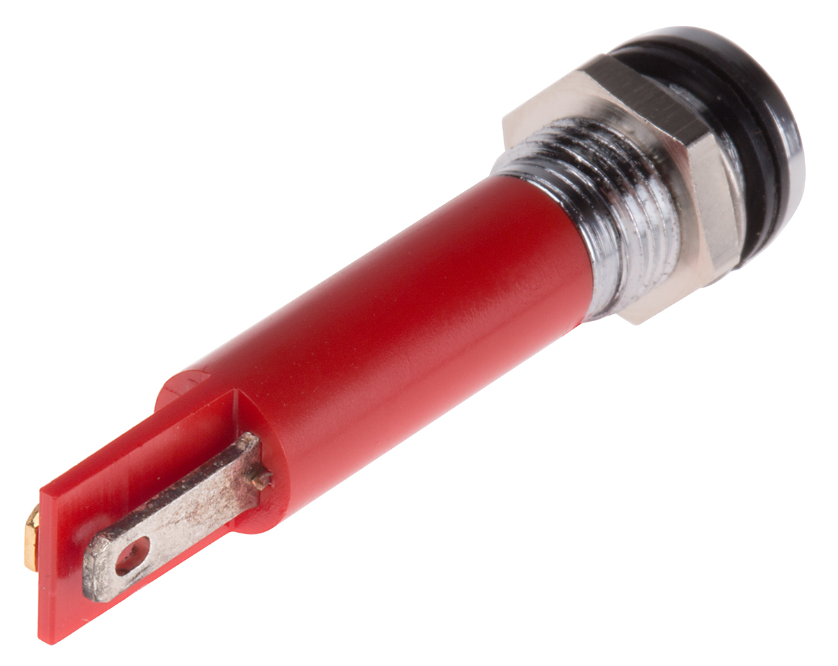 846-2709 RS PRO Red Panel Mount Indicator, 110V ac, IP67