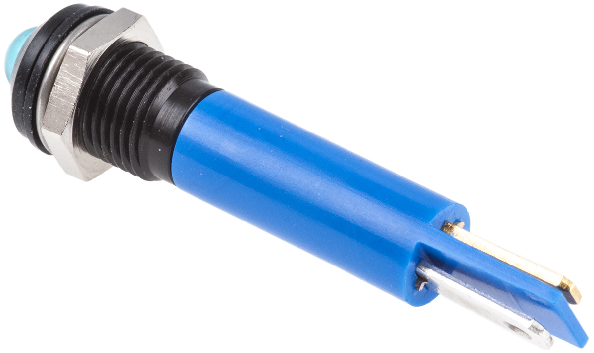 846-2737 RS PRO Blue Panel Mount Indicator, 110V ac, IP67