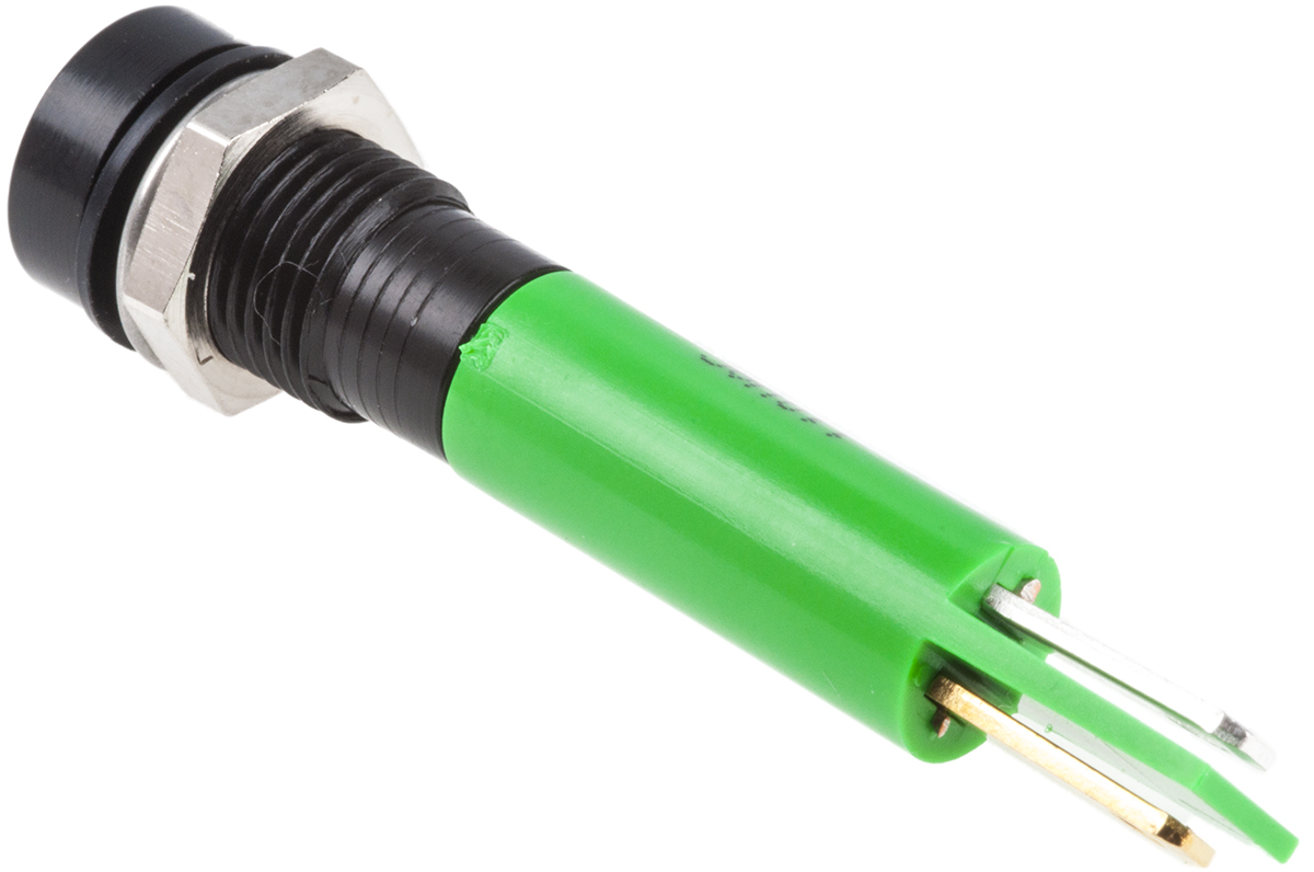 846-2768 RS PRO Green Panel Mount Indicator, 110V ac, IP67