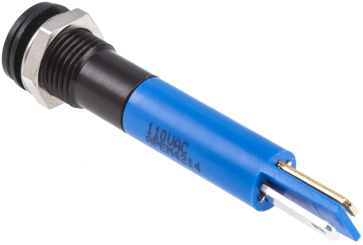 846-2816 RS PRO Blue Panel Mount Indicator, 110V ac, IP67