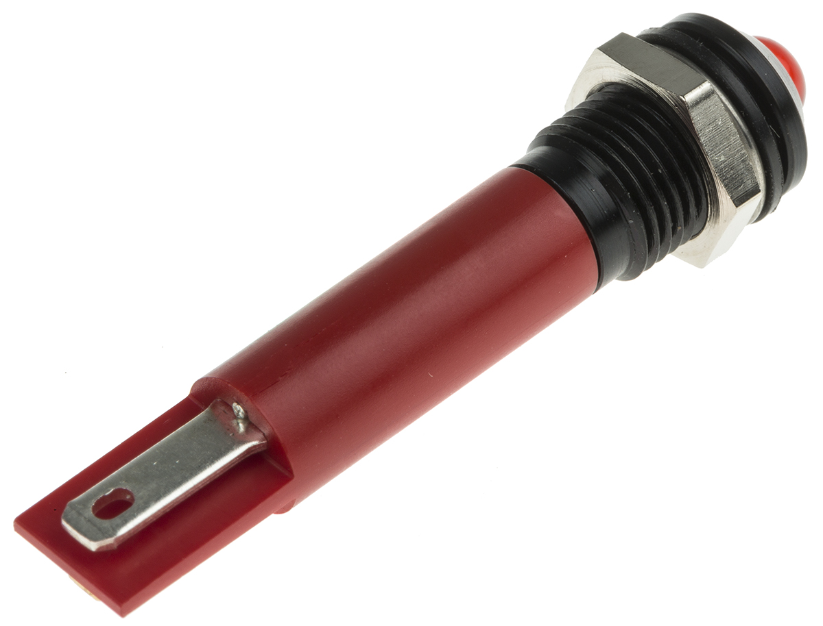 846-2844 RS PRO Red Panel Mount Indicator, 220V ac, IP67