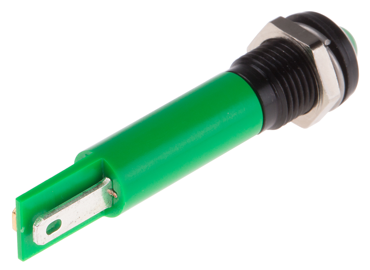 846-2847 RS PRO Green Panel Mount Indicator, 220V ac, IP67