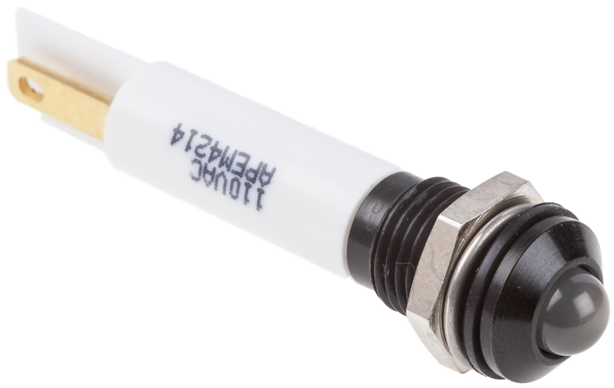 RS PRO White Panel Mount Indicator, 220V ac, IP67