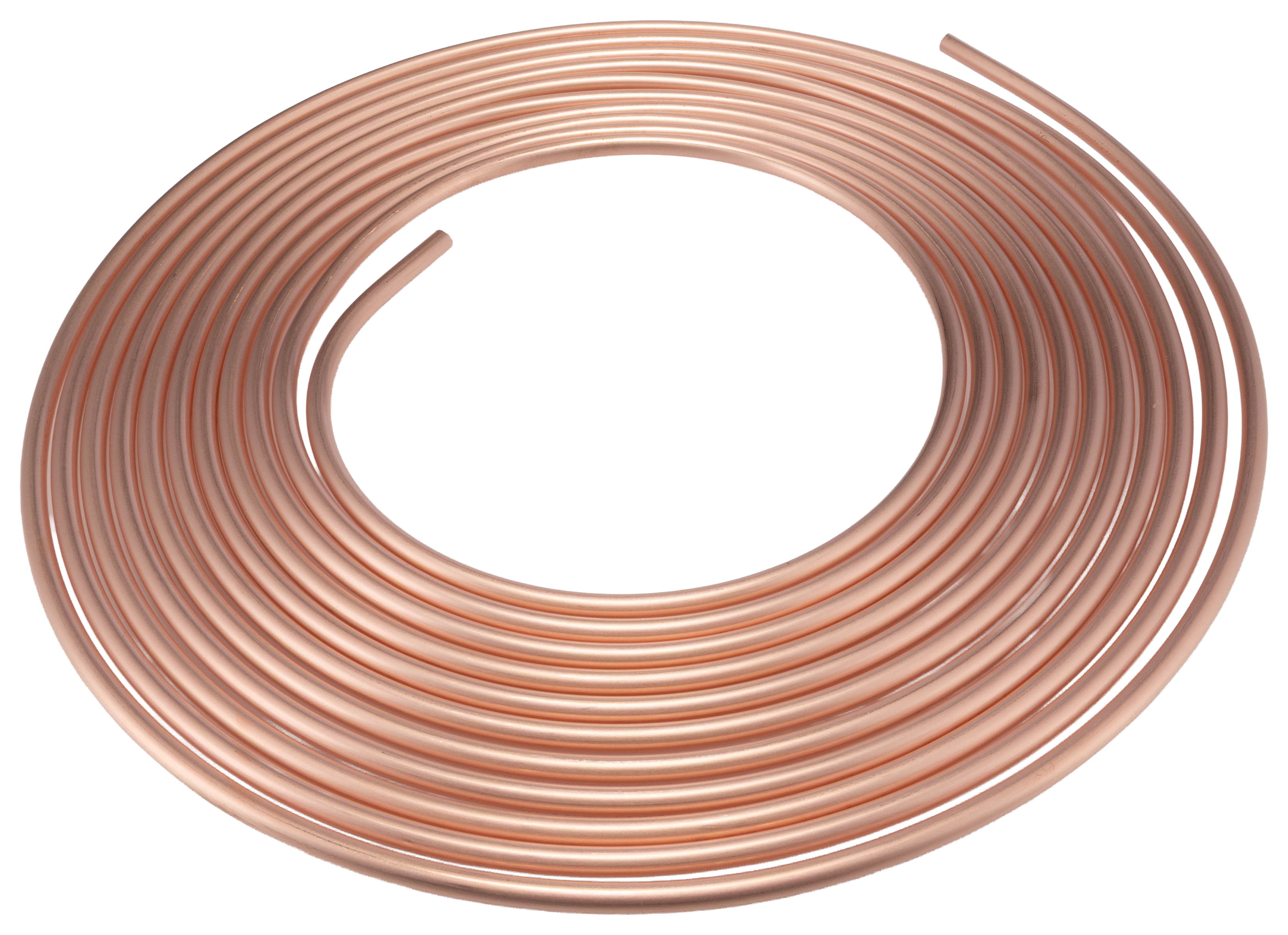 RS PRO 94 bar 10 m Long Copper Pipe, 7.9 mm OD