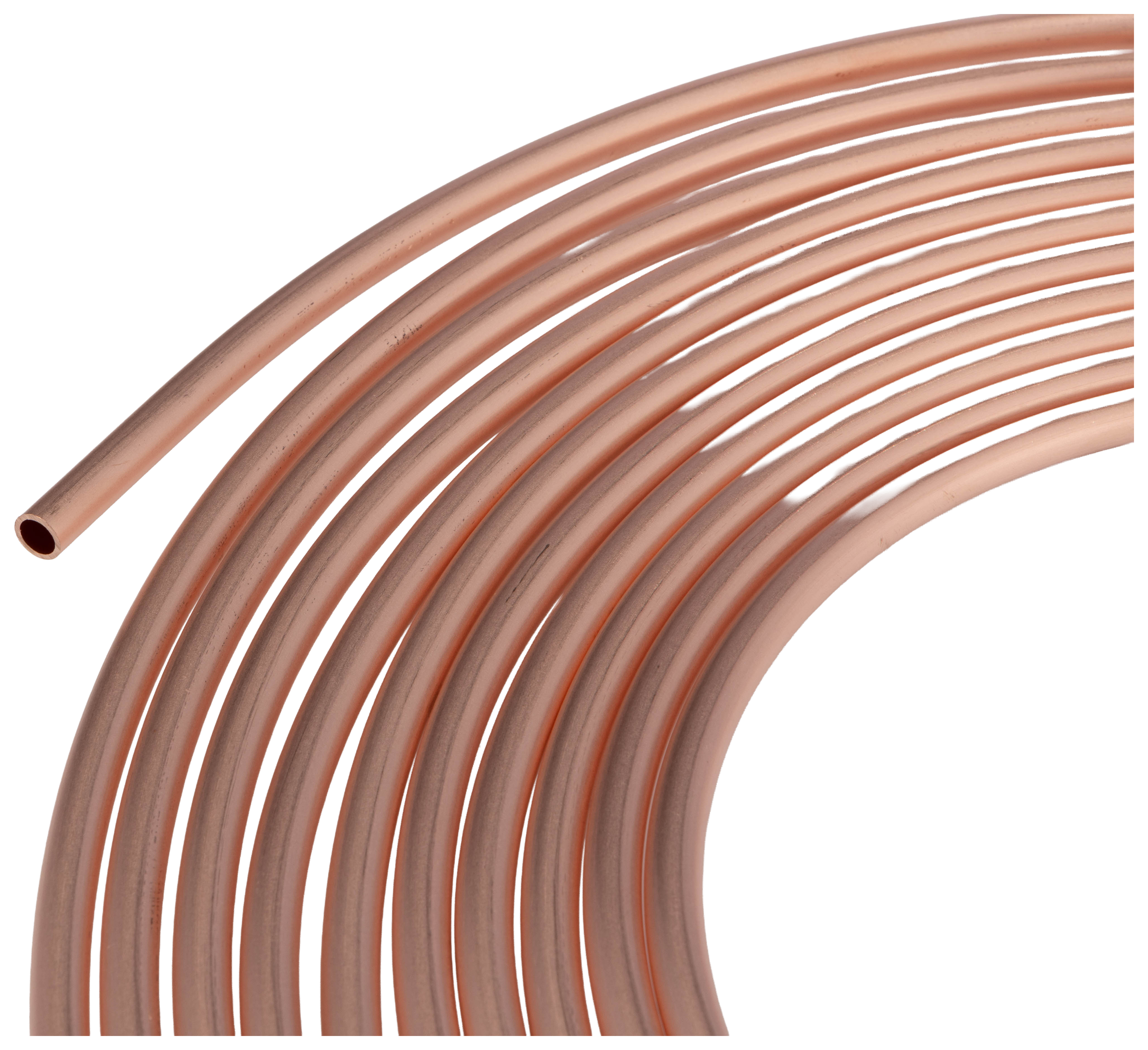 846-480 RS PRO 94 bar 10 m Long Copper Pipe, 7.9 mm OD