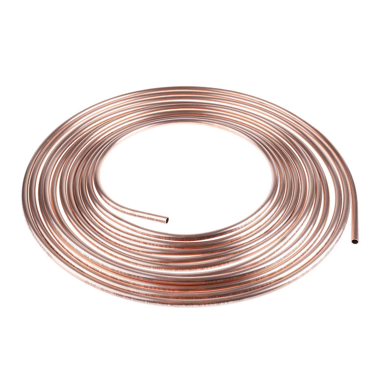 RS PRO 128 bar 10 m Long Copper Pipe, 4 mm OD
