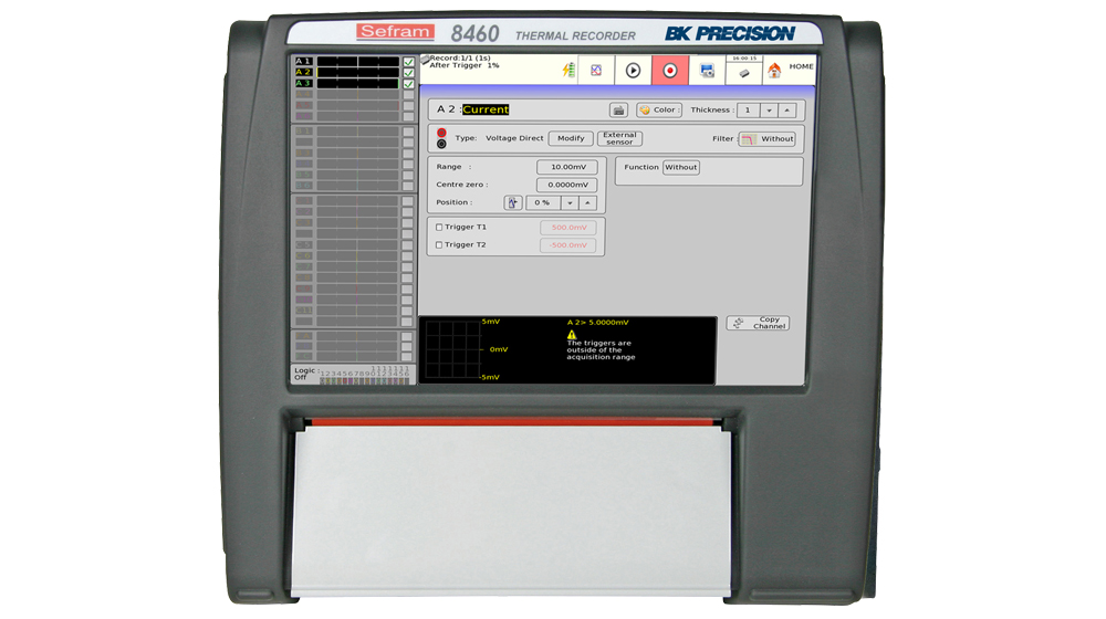 Sefram 8460/010 Data Acquisition System 6-Channel, Ethernet, USB, 1 Msps, 14 bit