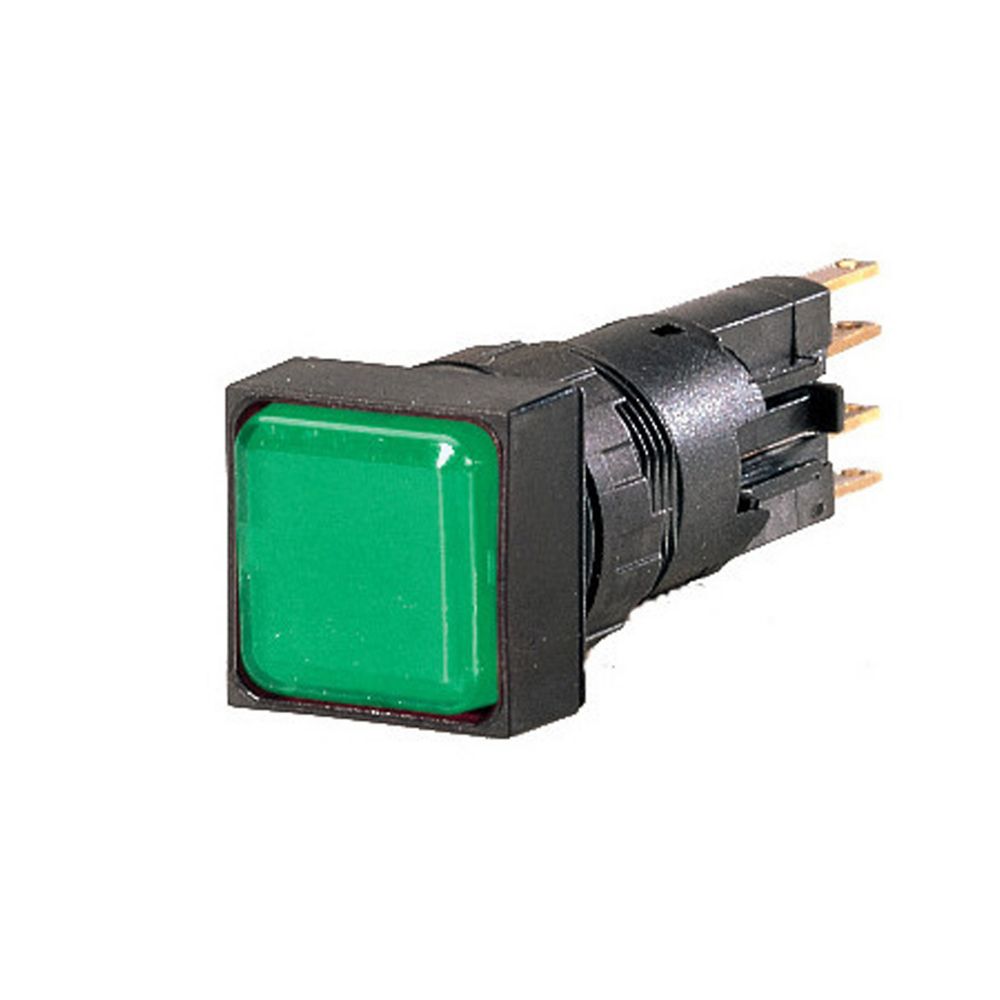 Eaton, Panel Mount Green LED Indicator, 16mm Cutout, IP65, Round