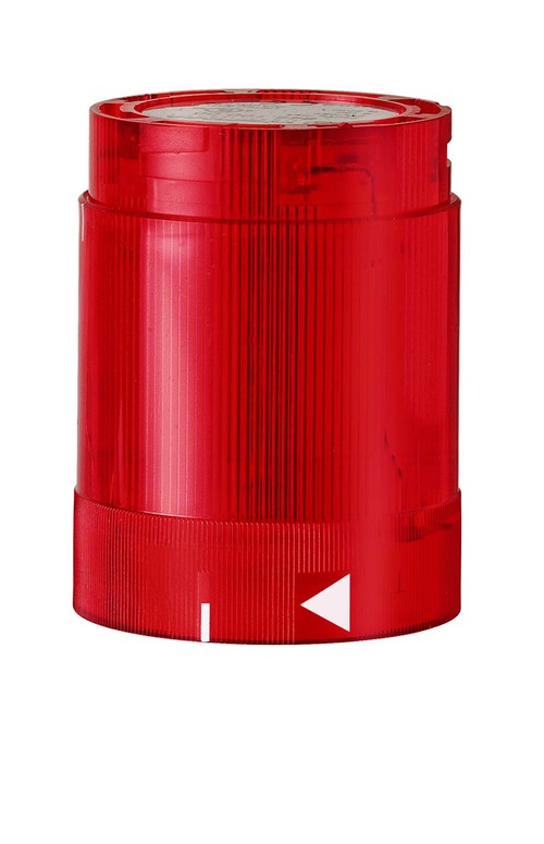 84810055 Werma 848 Series Red Steady Effect Beacon Unit, LED Bulb 24V ac/dc, AC/DC, IP54