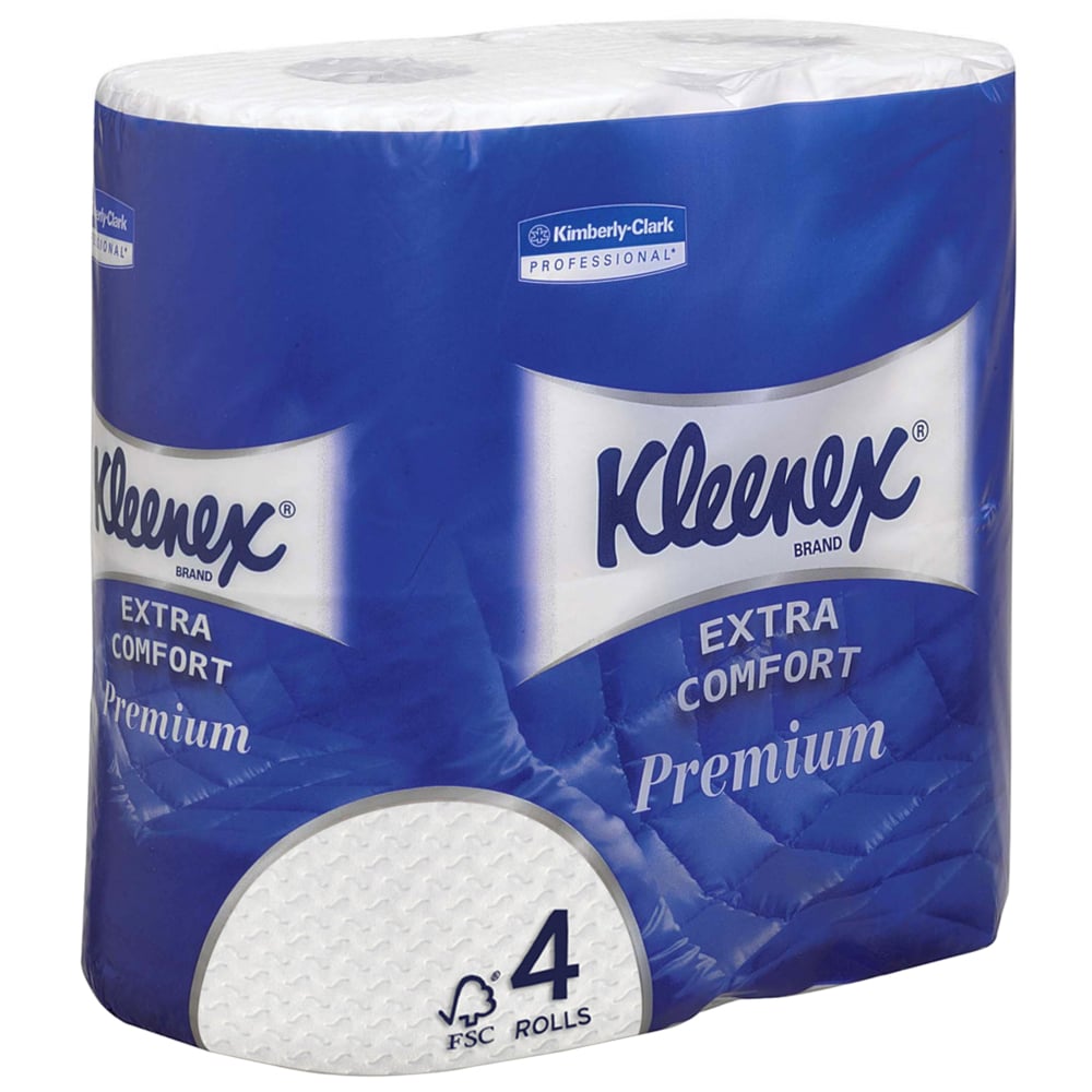 8484 KLEENEX 4 rolls of 3840 Sheets Toilet Roll