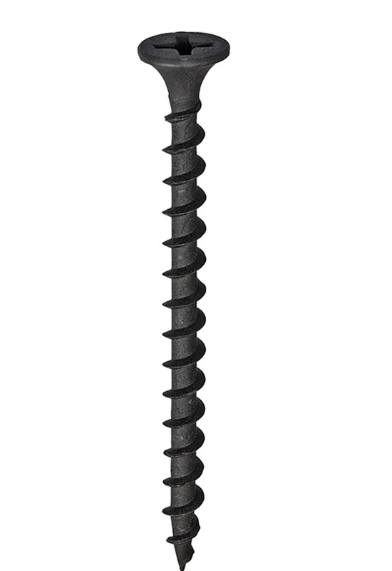 RS PRO Phillips Bugle Steel Drywall Screw, Black, 3.5mm Thread, 38mm Length
