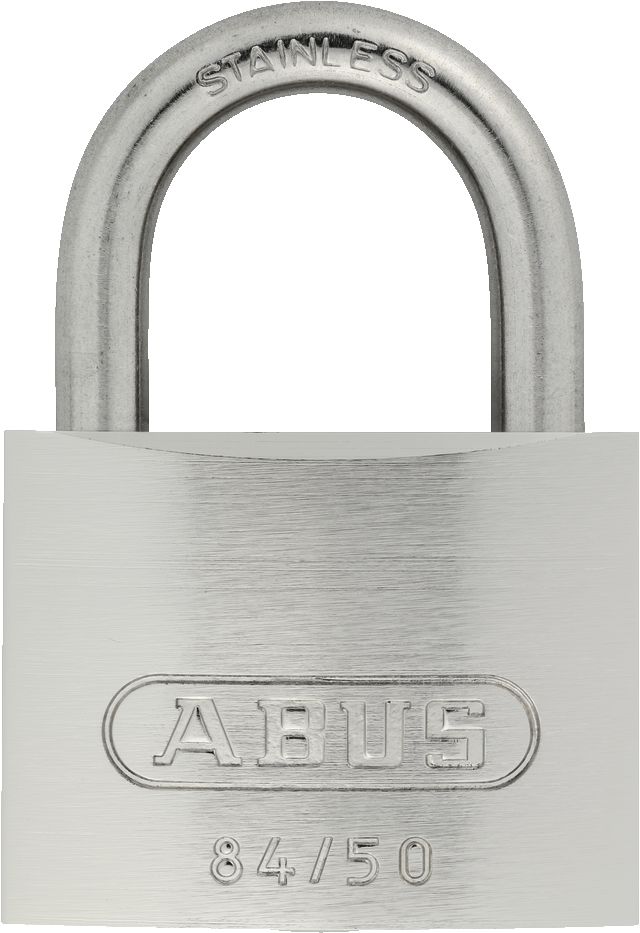 ABUS Padlock Stainless Steel, Brass Padlock, 7 mm Shackle
