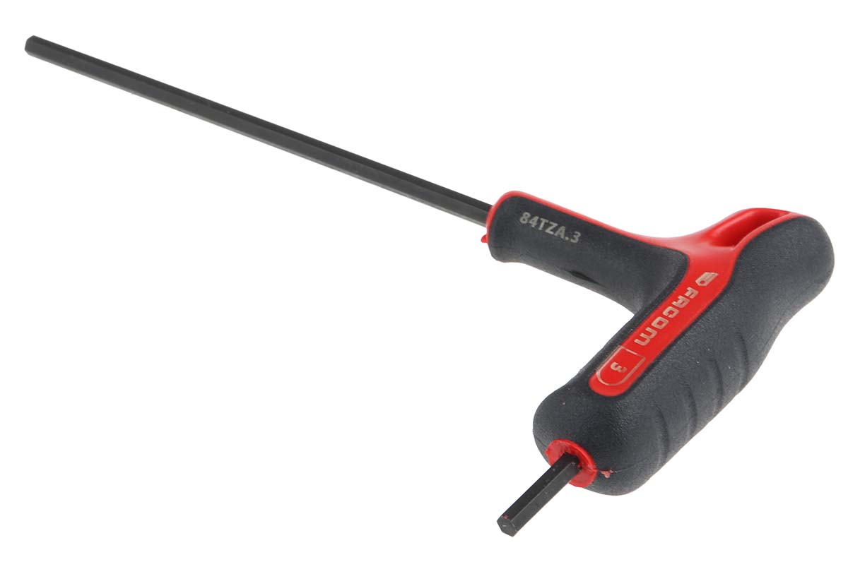84tza3 Facom T Metric Hex Key, Hex size 3 mm