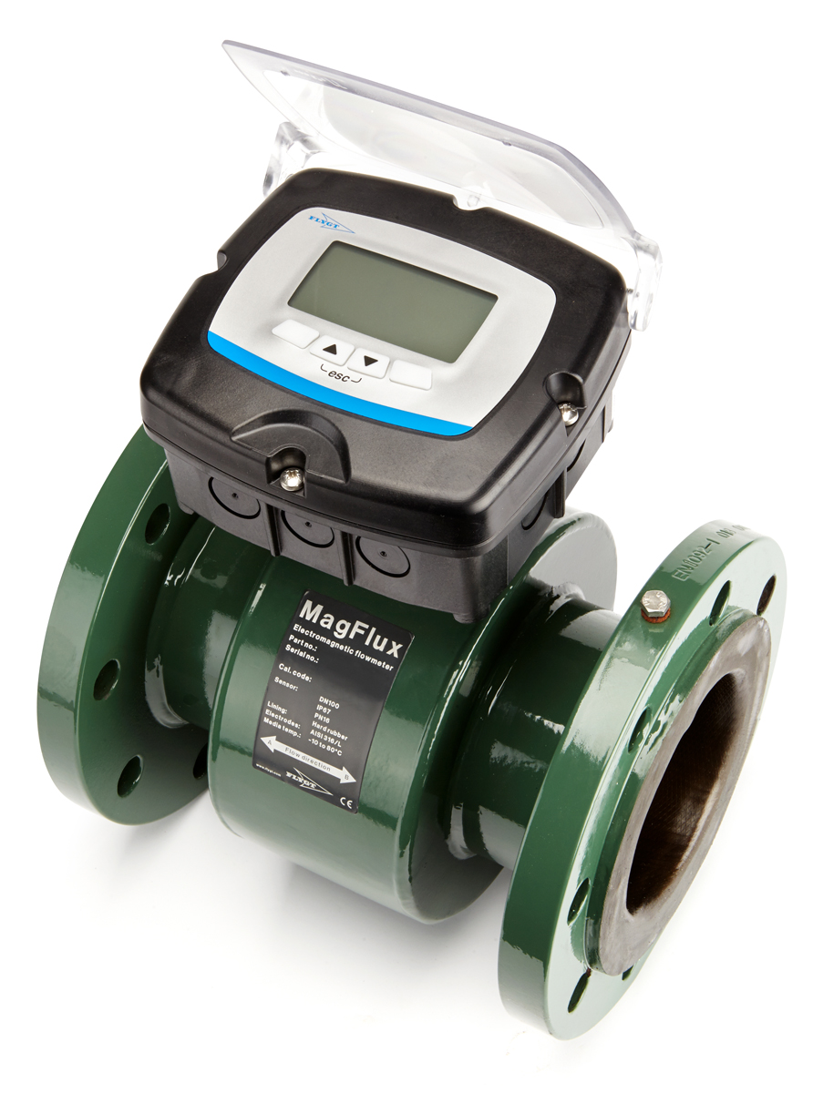 Xylem Flygt MagFlux Series Flow Meter Flow Sensor for Liquid, 0.2m/s Min, 10m/s Max